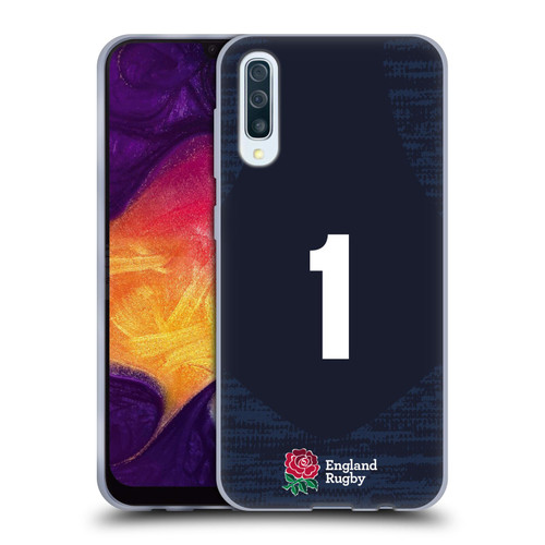 England Rugby Union 2020/21 Players Away Kit Position 1 Soft Gel Case for Samsung Galaxy A50/A30s (2019)