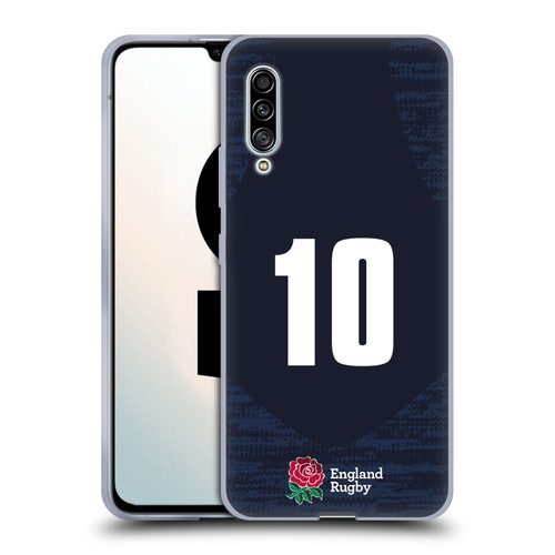 England Rugby Union 2020/21 Players Away Kit Position 10 Soft Gel Case for Samsung Galaxy A90 5G (2019)