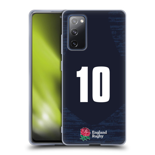 England Rugby Union 2020/21 Players Away Kit Position 10 Soft Gel Case for Samsung Galaxy S20 FE / 5G