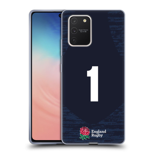 England Rugby Union 2020/21 Players Away Kit Position 1 Soft Gel Case for Samsung Galaxy S10 Lite