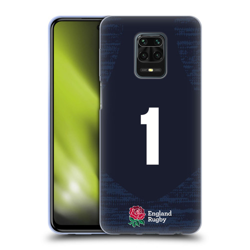England Rugby Union 2020/21 Players Away Kit Position 1 Soft Gel Case for Xiaomi Redmi Note 9 Pro/Redmi Note 9S