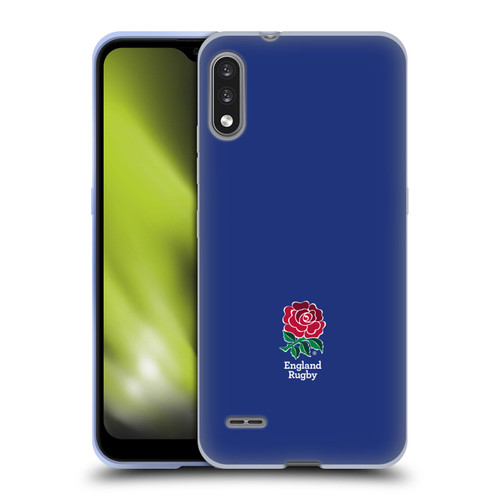 England Rugby Union 2016/17 The Rose Plain Navy Soft Gel Case for LG K22