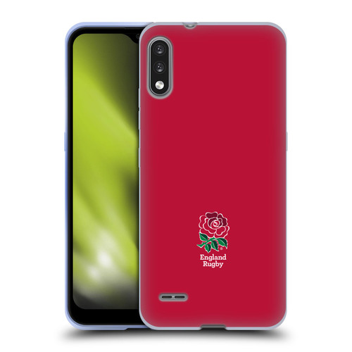 England Rugby Union 2016/17 The Rose Plain Red Soft Gel Case for LG K22
