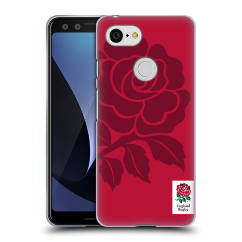 England Rugby Union 2016/17 The Rose Mono Rose Soft Gel Case for Google Pixel 3