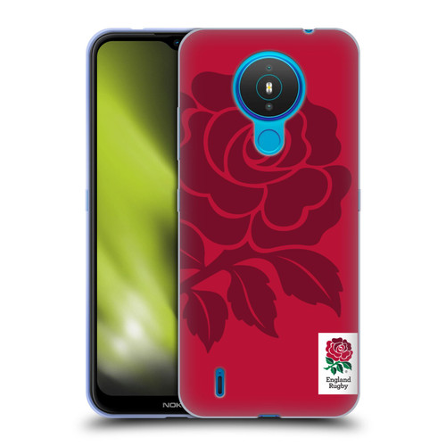 England Rugby Union 2016/17 The Rose Mono Rose Soft Gel Case for Nokia 1.4