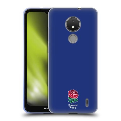 England Rugby Union 2016/17 The Rose Plain Navy Soft Gel Case for Nokia C21