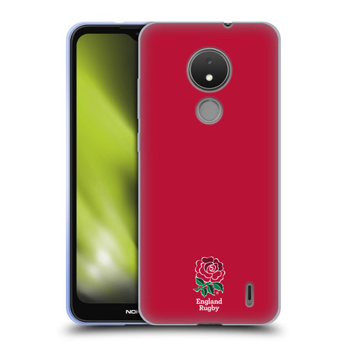 England Rugby Union 2016/17 The Rose Plain Red Soft Gel Case for Nokia C21