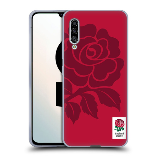 England Rugby Union 2016/17 The Rose Mono Rose Soft Gel Case for Samsung Galaxy A90 5G (2019)