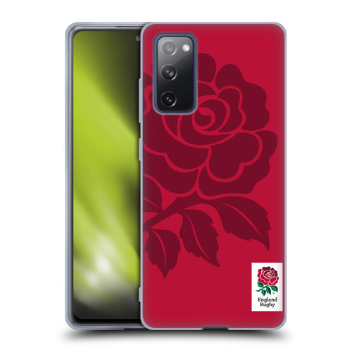 England Rugby Union 2016/17 The Rose Mono Rose Soft Gel Case for Samsung Galaxy S20 FE / 5G