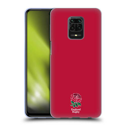 England Rugby Union 2016/17 The Rose Plain Red Soft Gel Case for Xiaomi Redmi Note 9 Pro/Redmi Note 9S