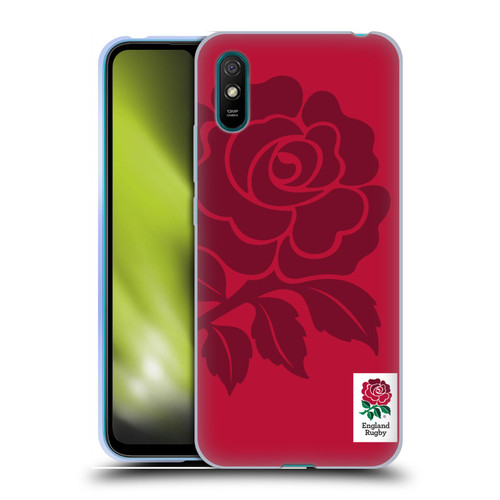 England Rugby Union 2016/17 The Rose Mono Rose Soft Gel Case for Xiaomi Redmi 9A / Redmi 9AT