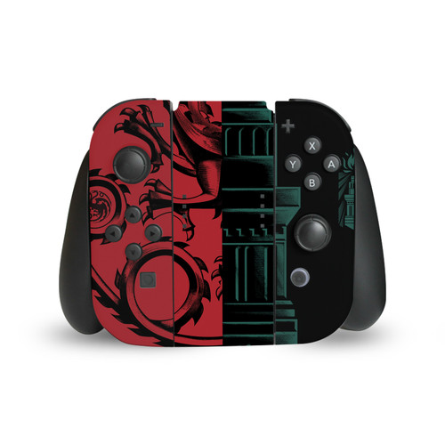 House Of The Dragon: Television Series Sigils And Characters Targaryen And Hightower Vinyl Sticker Skin Decal Cover for Nintendo Switch Joy Controller