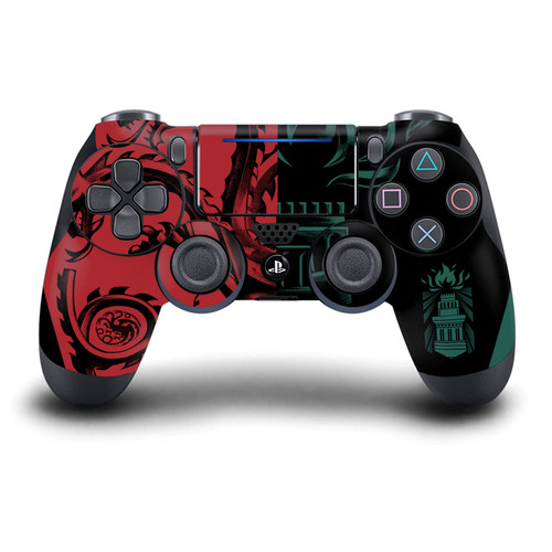 House Of The Dragon: Television Series Sigils And Characters Targaryen And Hightower Vinyl Sticker Skin Decal Cover for Sony DualShock 4 Controller