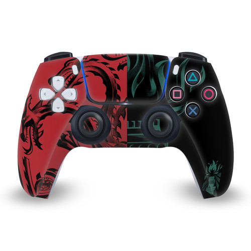 House Of The Dragon: Television Series Sigils And Characters Targaryen And Hightower Vinyl Sticker Skin Decal Cover for Sony PS5 Sony DualSense Controller