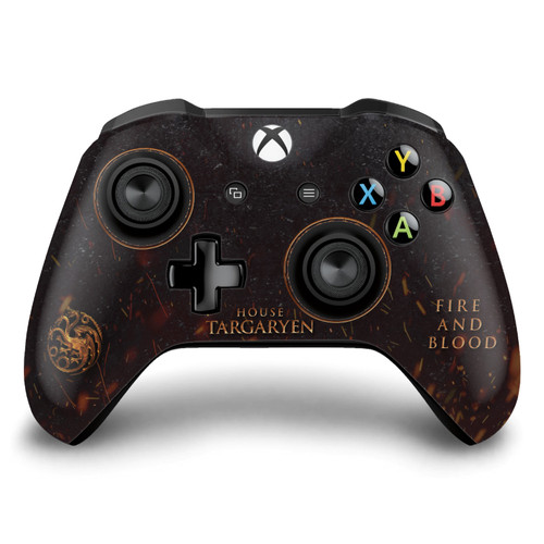 House Of The Dragon: Television Series Sigils And Characters House Targaryen Vinyl Sticker Skin Decal Cover for Microsoft Xbox One S / X Controller