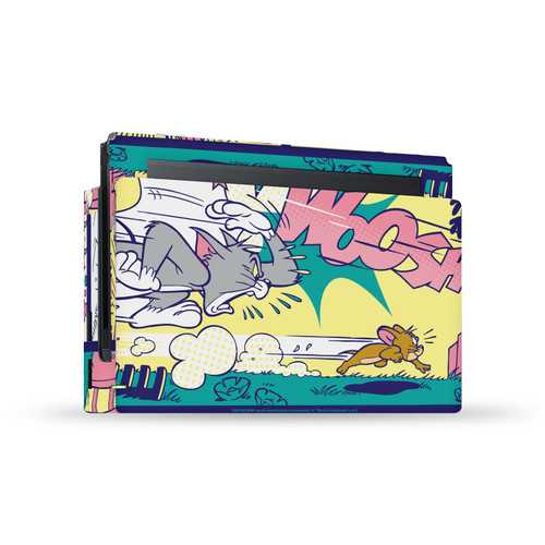 Tom and Jerry Graphics Outdoor Chase Comic Vinyl Sticker Skin Decal Cover for Nintendo Switch Console & Dock