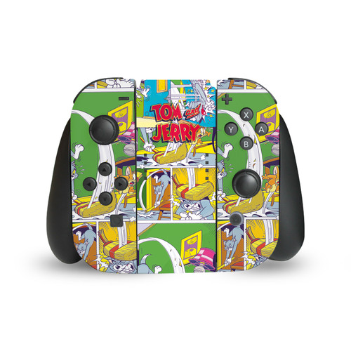 Tom and Jerry Graphics Indoor Chase Vinyl Sticker Skin Decal Cover for Nintendo Switch Joy Controller