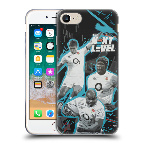 England Rugby Union Mural Next Level Soft Gel Case for Apple iPhone 7 / 8 / SE 2020 & 2022