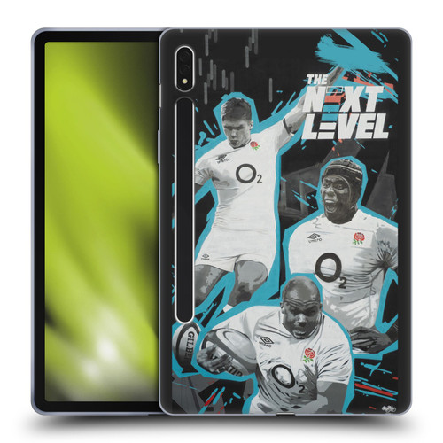 England Rugby Union Mural Next Level Soft Gel Case for Samsung Galaxy Tab S8