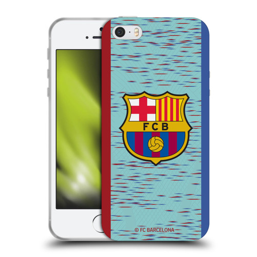 FC Barcelona 2023/24 Crest Kit Third Soft Gel Case for Apple iPhone 5 / 5s / iPhone SE 2016