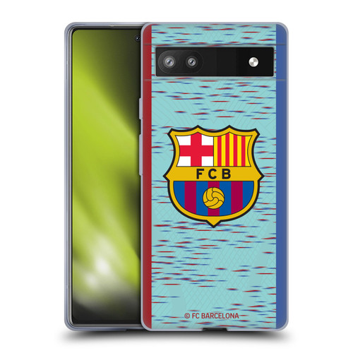 FC Barcelona 2023/24 Crest Kit Third Soft Gel Case for Google Pixel 6a