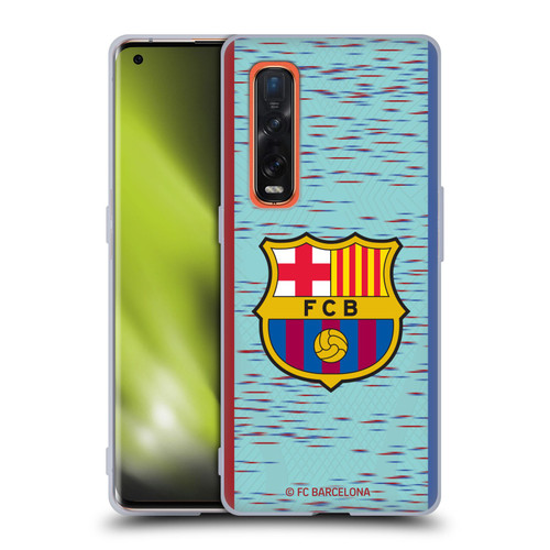 FC Barcelona 2023/24 Crest Kit Third Soft Gel Case for OPPO Find X2 Pro 5G