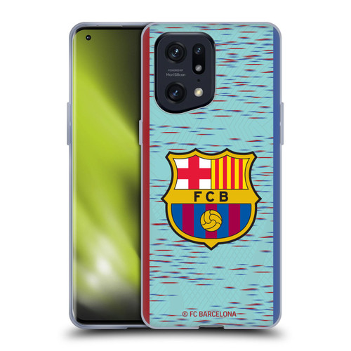 FC Barcelona 2023/24 Crest Kit Third Soft Gel Case for OPPO Find X5 Pro