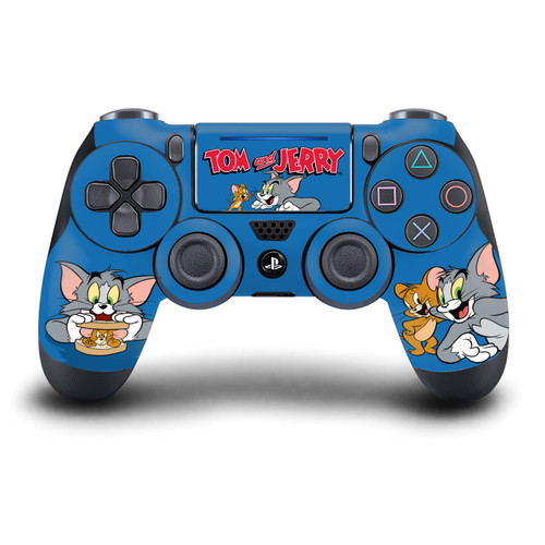 Tom and Jerry Graphics Character Art Vinyl Sticker Skin Decal Cover for Sony DualShock 4 Controller