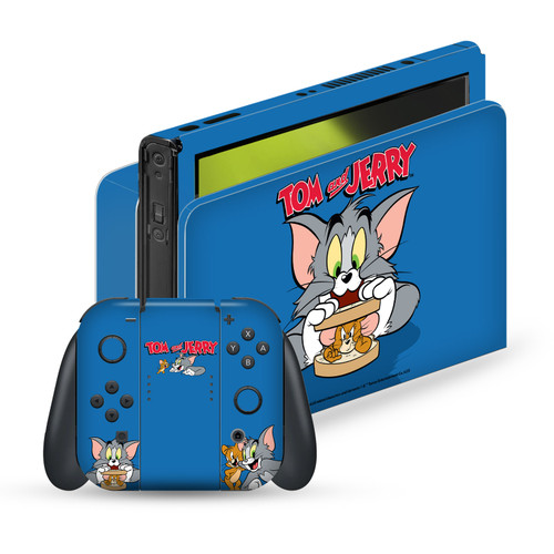 Tom and Jerry Graphics Character Art Vinyl Sticker Skin Decal Cover for Nintendo Switch OLED Bundle