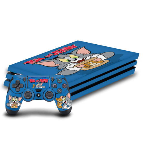 Tom and Jerry Graphics Character Art Vinyl Sticker Skin Decal Cover for Sony PS4 Pro Bundle