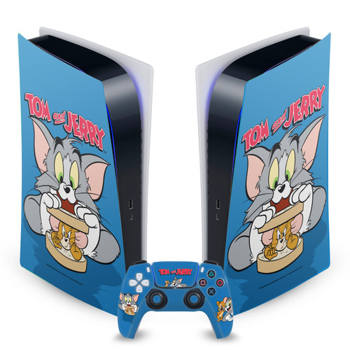 Tom and Jerry Graphics Character Art Vinyl Sticker Skin Decal Cover for Sony PS5 Digital Edition Bundle