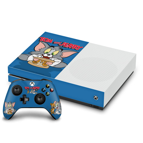 Tom and Jerry Graphics Character Art Vinyl Sticker Skin Decal Cover for Microsoft One S Console & Controller