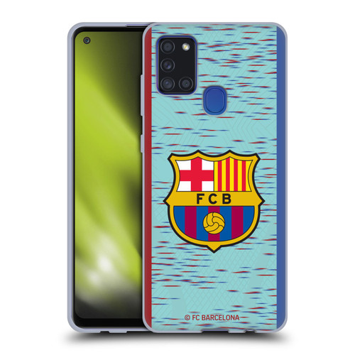 FC Barcelona 2023/24 Crest Kit Third Soft Gel Case for Samsung Galaxy A21s (2020)
