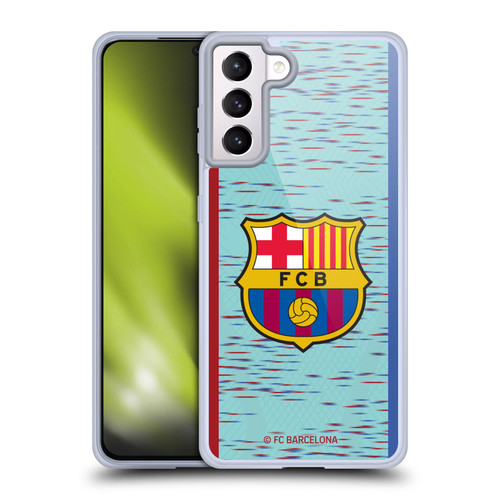 FC Barcelona 2023/24 Crest Kit Third Soft Gel Case for Samsung Galaxy S21+ 5G