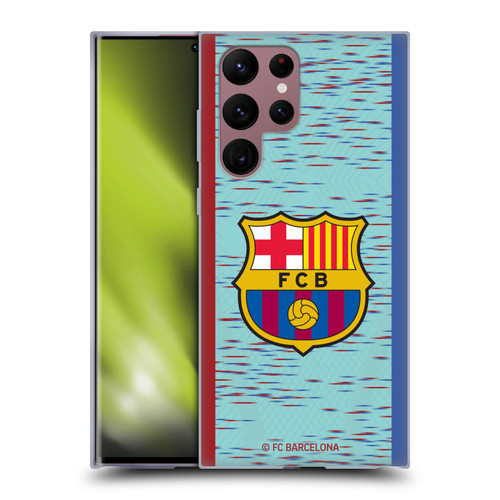 FC Barcelona 2023/24 Crest Kit Third Soft Gel Case for Samsung Galaxy S22 Ultra 5G