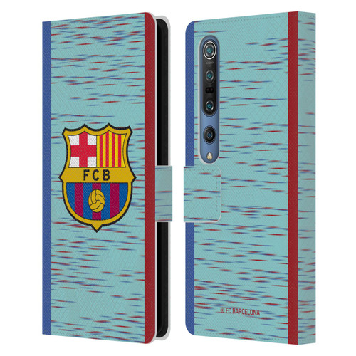 FC Barcelona 2023/24 Crest Kit Third Leather Book Wallet Case Cover For Xiaomi Mi 10 5G / Mi 10 Pro 5G