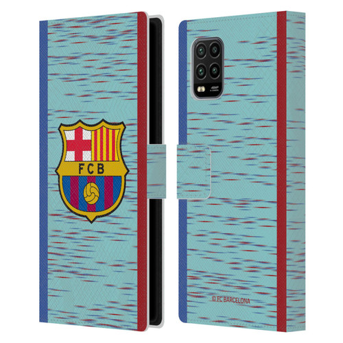 FC Barcelona 2023/24 Crest Kit Third Leather Book Wallet Case Cover For Xiaomi Mi 10 Lite 5G