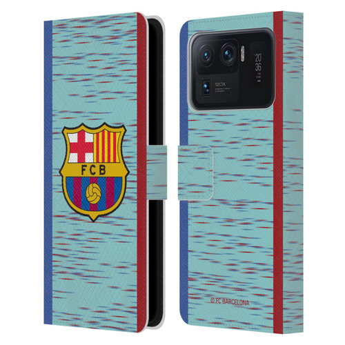 FC Barcelona 2023/24 Crest Kit Third Leather Book Wallet Case Cover For Xiaomi Mi 11 Ultra