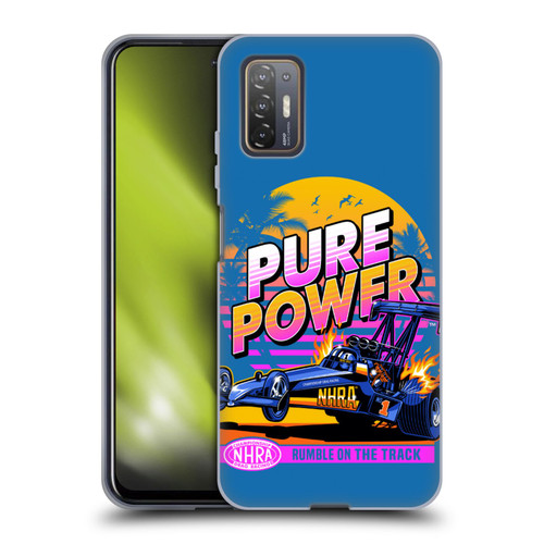 National Hot Rod Association Graphics Pure Power Soft Gel Case for HTC Desire 21 Pro 5G