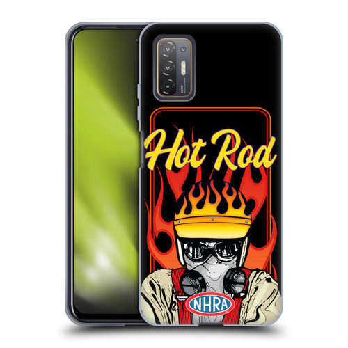 National Hot Rod Association Graphics Hot Rod Helmet Soft Gel Case for HTC Desire 21 Pro 5G