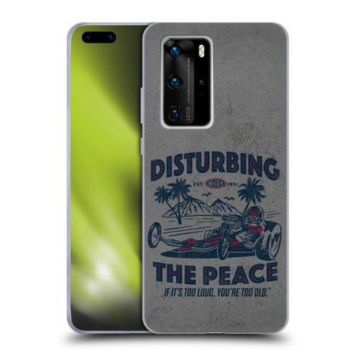 National Hot Rod Association Graphics Drag Peace Soft Gel Case for Huawei P40 Pro / P40 Pro Plus 5G