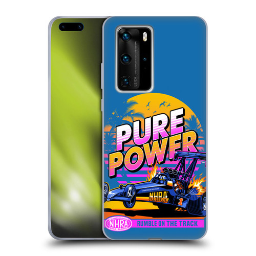 National Hot Rod Association Graphics Pure Power Soft Gel Case for Huawei P40 Pro / P40 Pro Plus 5G