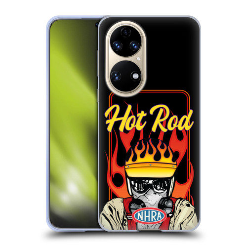 National Hot Rod Association Graphics Hot Rod Helmet Soft Gel Case for Huawei P50