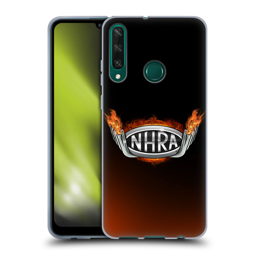 National Hot Rod Association Graphics Fire Logo Soft Gel Case for Huawei Y6p