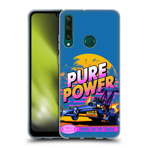 National Hot Rod Association Graphics Pure Power Soft Gel Case for Huawei Y6p