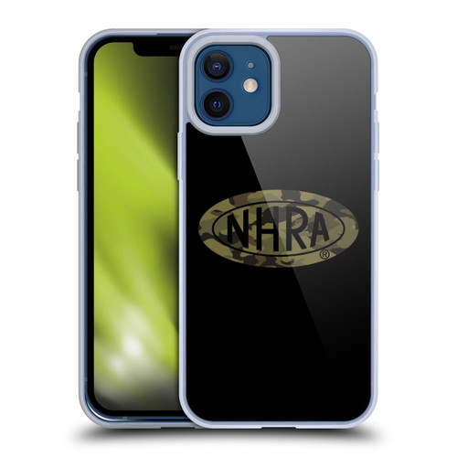 National Hot Rod Association Graphics Camouflage Logo Soft Gel Case for Apple iPhone 12 / iPhone 12 Pro