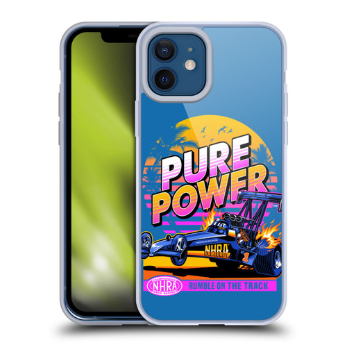 National Hot Rod Association Graphics Pure Power Soft Gel Case for Apple iPhone 12 / iPhone 12 Pro
