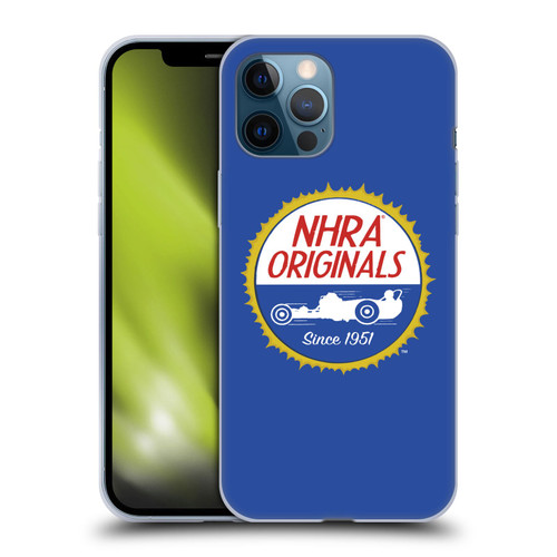 National Hot Rod Association Graphics Original Logo Soft Gel Case for Apple iPhone 12 Pro Max