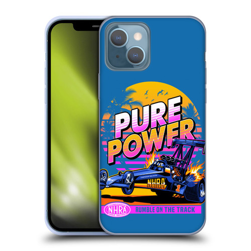 National Hot Rod Association Graphics Pure Power Soft Gel Case for Apple iPhone 13