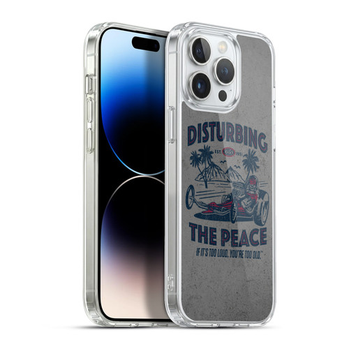 National Hot Rod Association Graphics Drag Peace Soft Gel Case for Apple iPhone 13 Pro Max & MagSafe